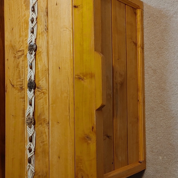 🌻Handmade Bohemian Macrame Belt with Wooden beads - Picture 2 of 6